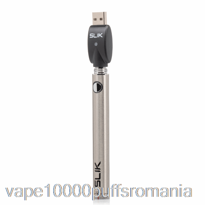Baterie Vape Romania Slik Twist 900mah Argintiu